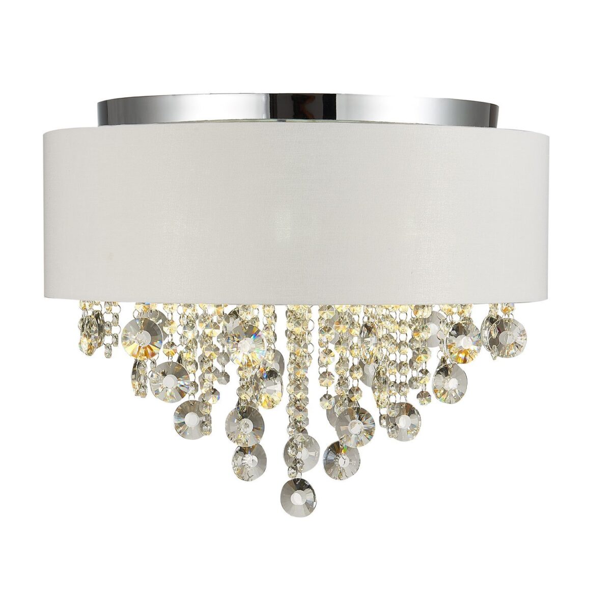 SL1350.502.06 Светильник потолочный ST-Luce Хром/Белый, Золотистый, Прозрачный E14 6*40W ЛАККИА — изображение 4