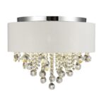 SL1350.502.06 Светильник потолочный ST-Luce Хром/Белый, Золотистый, Прозрачный E14 6*40W ЛАККИА — изображение 4