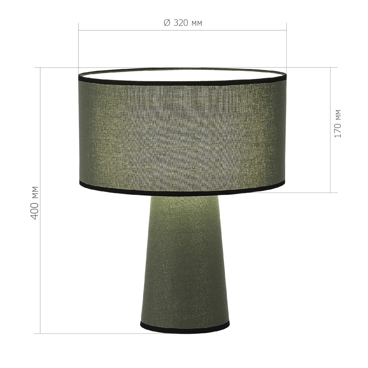 в наличии SL1354.704.01 Прикроватная лампа ST-Luce Хаки/Хаки, Черный E27 1*40W ДЖЕККИ - купить в интернет-магазине Светильники Торг