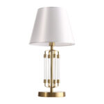 SL1403.304.01 Светильник настольный ST-Luce Латунь/Прозрачный E27*1 40W ОПАЛ — изображение 2