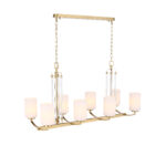 SL1403.333.08 Люстра подвесная ST-Luce Латунь/Прозрачный E27*8 40W ОПАЛ — изображение 4