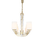 SL1403.333.08 Люстра подвесная ST-Luce Латунь/Прозрачный E27*8 40W ОПАЛ — изображение 7