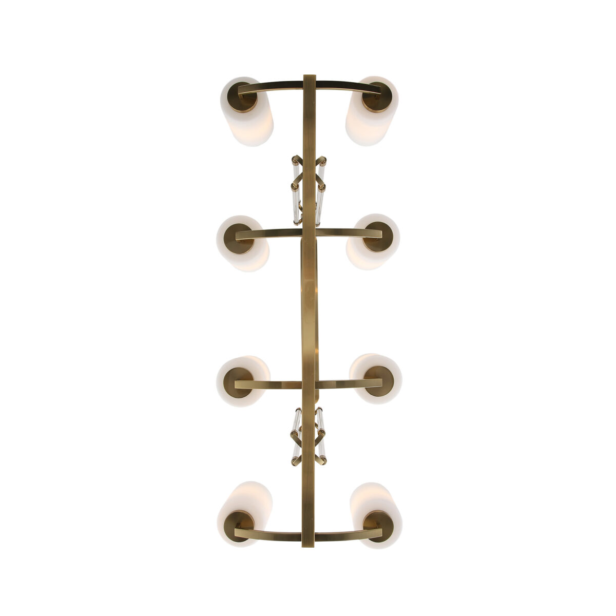 SL1403.333.08 Люстра подвесная ST-Luce Латунь/Прозрачный E27*8 40W ОПАЛ — изображение 9