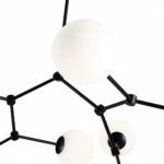 SL1506.403.08 Люстра подвесная ST-Luce Черный/Белый E14 8*40W ЧИЕТИ — изображение 3