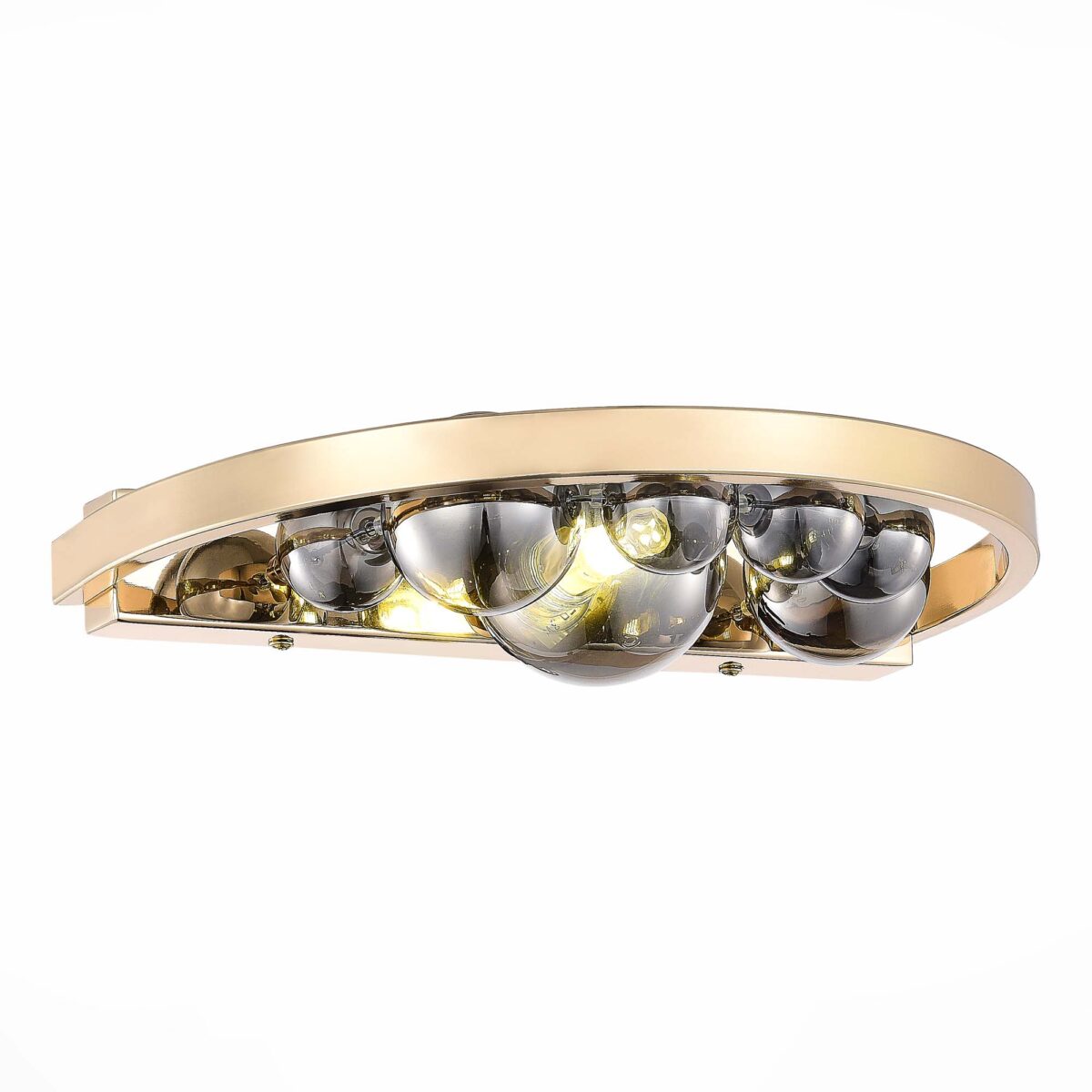 SL1510.201.01 Бра ST-Luce Французское золото/Дымчатый G9 1*5W ОЛЬМИ — изображение 1