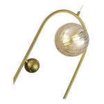 SL1515.303.02 Светильник подвесной ST-Luce Латунь/Янтарный,Дымчатый G9 2*5W 4000K СФЕРА — изображение 3