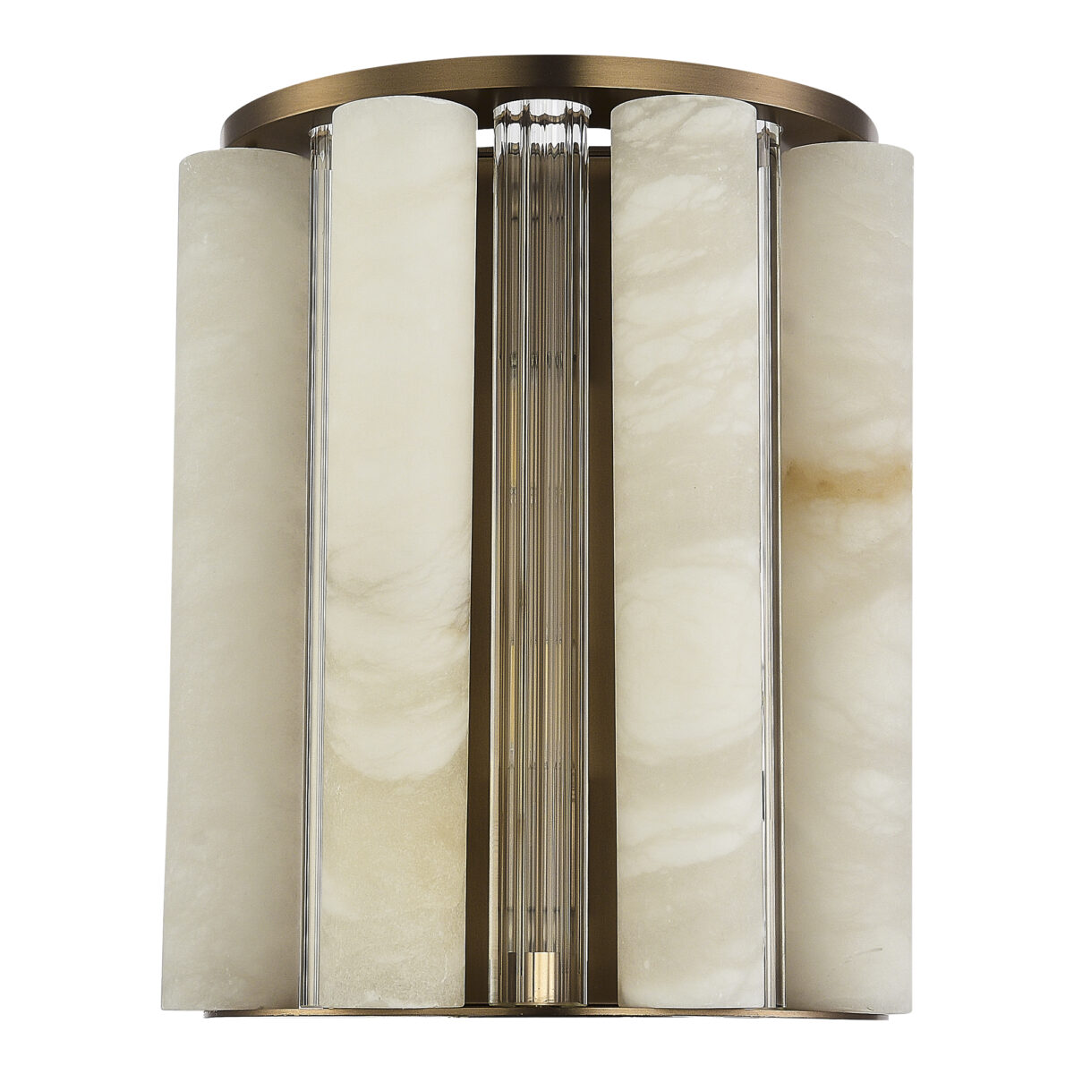 SL1516.301.02 Светильник настенный ST-Luce Бронза, Прозрачный/Белый алебастр G9 2*5W ДИЛАЙТ — изображение 2