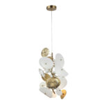 SL1518.303.05 Светильник подвесной ST-Luce Латунь/Белый G9 5*5W 4000K ДАЛИЯ