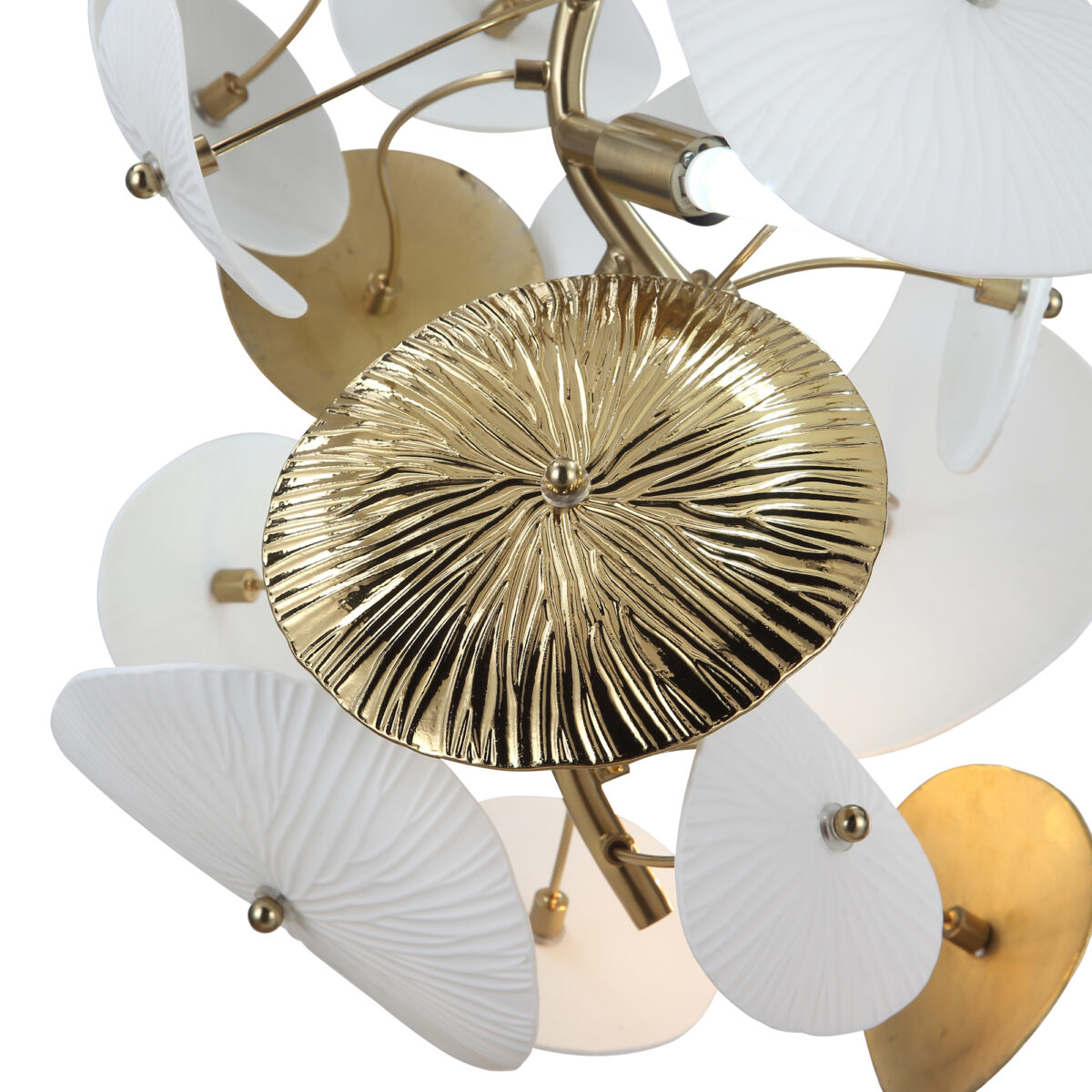 SL1518.303.05 Светильник подвесной ST-Luce Латунь/Белый G9 5*5W 4000K ДАЛИЯ — изображение 3