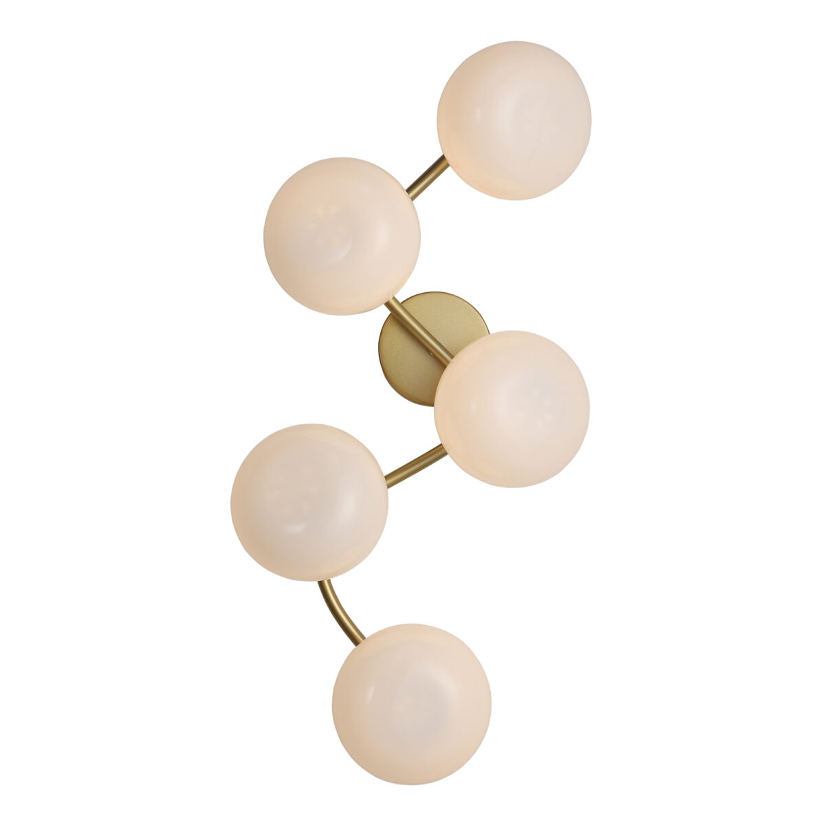 SL1519.301.05 Светильник настенный ST-Luce Латунь/Белый G9 5*5W 4000K СВЕВЕН — изображение 4