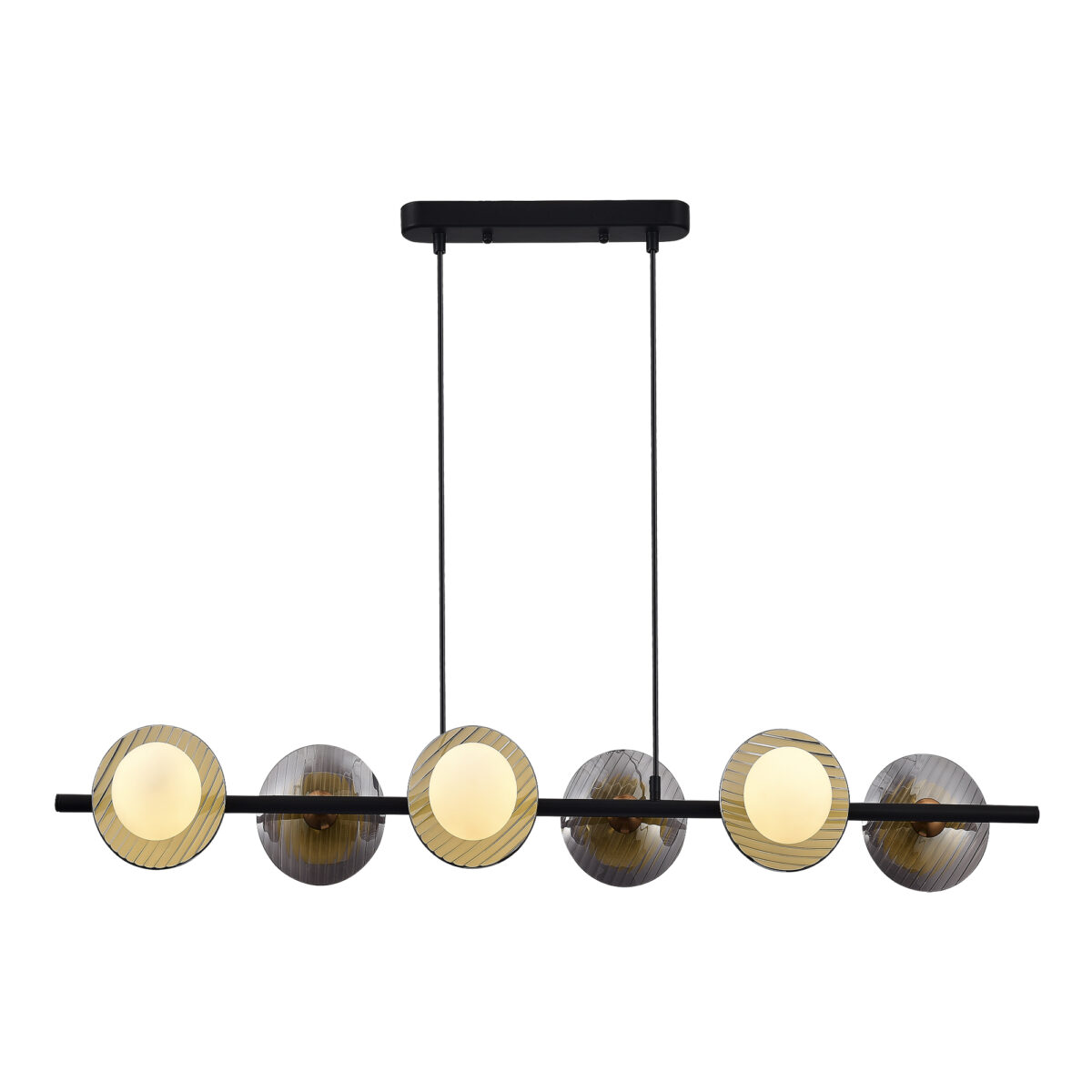 SL1521.403.06 Светильник подвесной ST-Luce Черный/Дымчатый, Белый G9 6*5W 4000K НУН — изображение 4