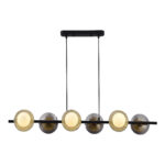 SL1521.403.06 Светильник подвесной ST-Luce Черный/Дымчатый, Белый G9 6*5W 4000K НУН — изображение 4