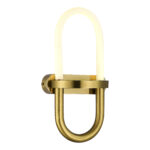 SL1579.301.01 Светильник настенный ST-Luce Золотистый/Белый LED 1*10W 3000K МОФИСТО