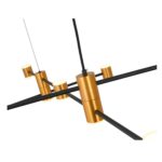 SL1596.423.22 Светильник подвесной ST-Luce Золотистый, Черный/Белый LED 22*3W 3000K АНИКА — изображение 3