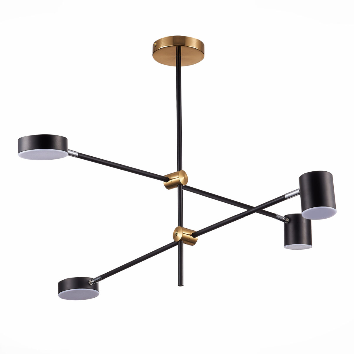 SL1604.432.04 Светильник потолочный ST-Luce Черный, Латунь/Черный LED 4*5W 3000K РОДРИГО — изображение 3