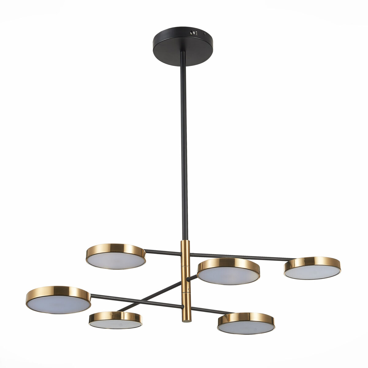 SL1605.413.06 Светильник потолочный  ST-Luce Черный/Латунь, Белый LED 6*7,5W 3000K ФАРОНЕ — изображение 2