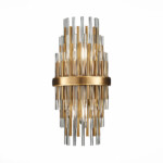 SL1628.301.02 Бра ST-Luce Латунь/Прозрачный, Латунь E14 2*40W TERAMO