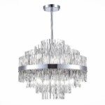 SL1634.103.09 Люстра потолочная ST-Luce Хром/Прозрачный E14 9*60W RENS