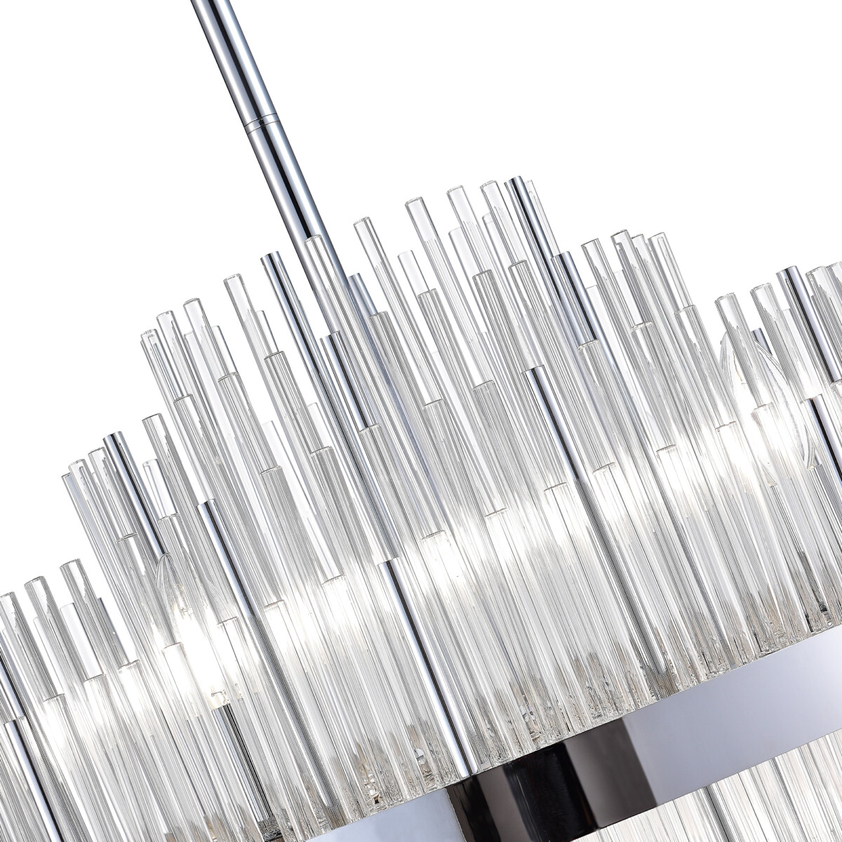 SL1634.103.09 Люстра потолочная ST-Luce Хром/Прозрачный E14 9*60W RENS — изображение 3