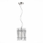 SL1656.103.01 Люстра подвесная ST-Luce Никель/Прозрачный E14 1*40W ЭПИКА — изображение 2