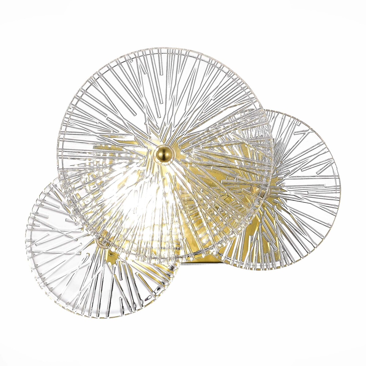 SL1657.201.01 Бра ST-Luce Золотистый/Прозрачный E14 1*40W FLERO — изображение 3