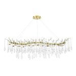 SL1660.213.12 Светильник подвесной ST-Luce Шампань/Шампань, Прозрачный G9 12*5W 4000K ТРИФОНИ — изображение 2