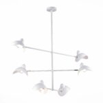 SL1801.503.06 Люстра подвесная ST-Luce Белый/Белый E14 6*60W МИННО