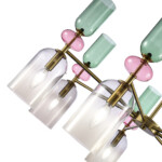 в наличии SL2000.202.07 Люстра потолочная ST-Luce Золотистый/Дымчатый E14 7*40W ДЖЕА - купить в интернет-магазине Светильники Торг