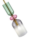 в наличии SL2000.203.01 Подвес ST-Luce Золотистый/Дымчатый E14 1*40W ДЖЕА - купить в интернет-магазине Светильники Торг