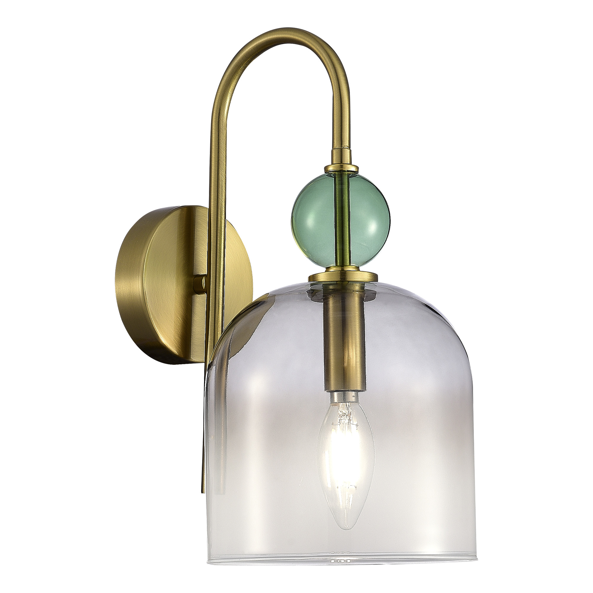 в наличии SL2000.211.01 Бра ST-Luce Золотистый/Дымчатый E14 1*40W ДЖЕА - купить в интернет-магазине Светильники Торг