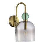 в наличии SL2000.211.01 Бра ST-Luce Золотистый/Дымчатый E14 1*40W ДЖЕА - купить в интернет-магазине Светильники Торг