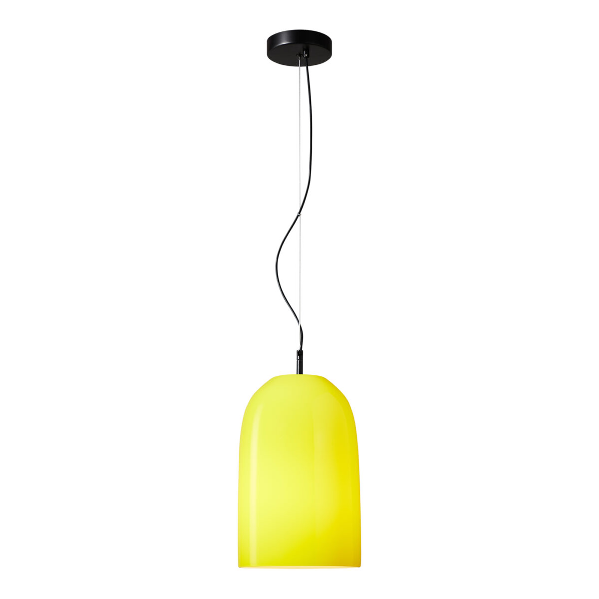 SL2001.423.01 Светильник подвесной ST-Luce Черный/Желтый E27 1*60W МИЛО — изображение 1