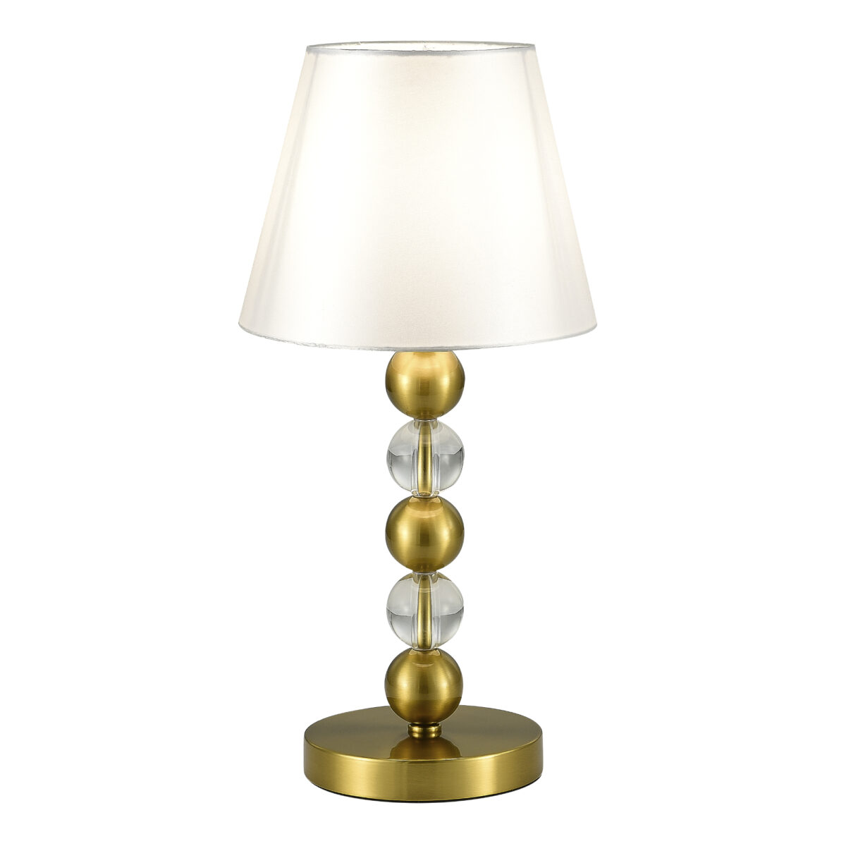 SL2003.304.01 Прикроватная лампа ST-Luce латунь/белый E27 1*40W АВРОРА — изображение 1