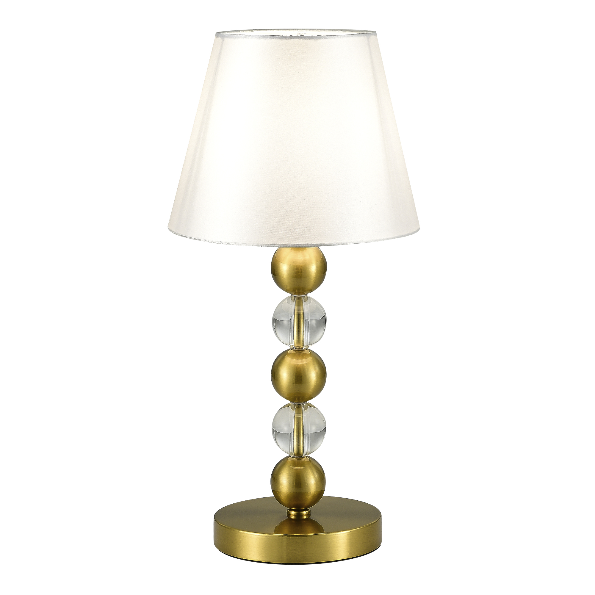 в наличии SL2003.304.01 Прикроватная лампа ST-Luce латунь/белый E27 1*40W АВРОРА - купить в интернет-магазине Светильники Торг