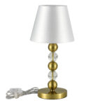 SL2003.304.01 Прикроватная лампа ST-Luce латунь/белый E27 1*40W АВРОРА — изображение 2