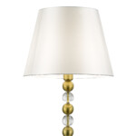 в наличии SL2003.305.01 Торшер ST-Luce латунь/белый E27 1*40W АВРОРА - купить в интернет-магазине Светильники Торг