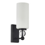 в наличии SL2003.401.01 Светильник настенный ST-Luce черный/белый E27 1*40W АВРОРА - купить в интернет-магазине Светильники Торг