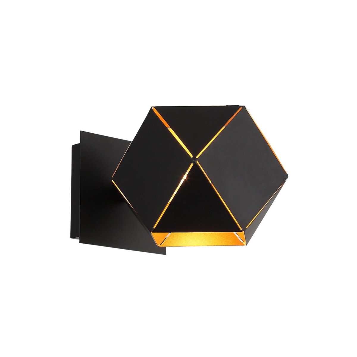 SL258.401.01 Бра ST-Luce Черный/Черный, Золото E14 1*40W ЭНИГМА — изображение 1