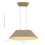 SL3001.713.01 Светильник подвесной ST-Luce Бежевый,Белый/Бежевый,Белый LED 1*12W СЕНТИТО — изображение 8