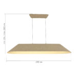 SL3001.813.01 Светильник подвесной ST-Luce Бежевый,Белый/Бежевый,Белый LED 1*32W СЕНТИТО — изображение 11