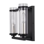 SL334.401.02 Бра ST-Luce Черный, Никель/Прозрачный E14 2*60W БИКЕРО — изображение 3