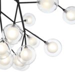 SL376.403.27 Светильник подвесной ST-Luce Черный/Прозрачный, Белый G4 LED 27*2W ДЕМЕЛЕ — изображение 2