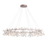 SL379.203.324 Люстра подвесная ST-Luce Медный/Белый LED 324*0,5W 3500K  (из 2-х коробок) РАФИНА