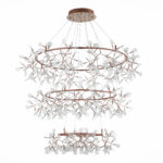 SL379.203.486 Люстра подвесная ST-Luce Медный/Белый LED 486*0,5W 3500K  (из 3-х коробок) РАФИНА — изображение 2