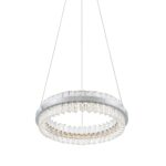 SL383.103.01 Светильник подвесной ST-Luce Хром/Хром, Прозрачный LED 1*34W 3000K КЕРИО — изображение 3