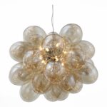 SL432.203.12 Люстра подвесная ST-Luce Хром/Коньячный G9 12*5W СОСПИРО — изображение 2