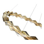 SL6009.213.01 Люстра подвесная ST-Luce Золотой/Прозрачный,Янтарный LED 1*30W 3000K ДИАМАНТА — изображение 3