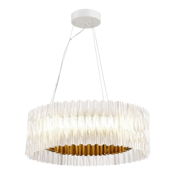 в наличии SL6012.203.01 Светильник подвесной ST-Luce Золотистый/Прозрачный LED 1*64W НАЗАРЕ - купить в интернет-магазине Светильники Торг