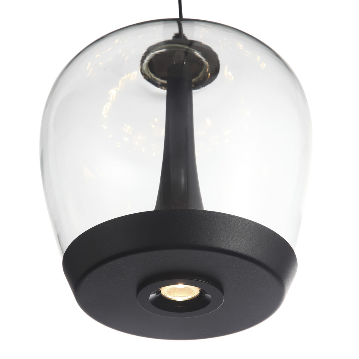 SL6014.423.01 Светильник подвесной ST-Luce Черный/Прозрачный, Черный LED 1*17W 3000K РИПЛ — изображение 3