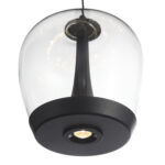 SL6014.423.01 Светильник подвесной ST-Luce Черный/Прозрачный, Черный LED 1*17W 3000K РИПЛ — изображение 3